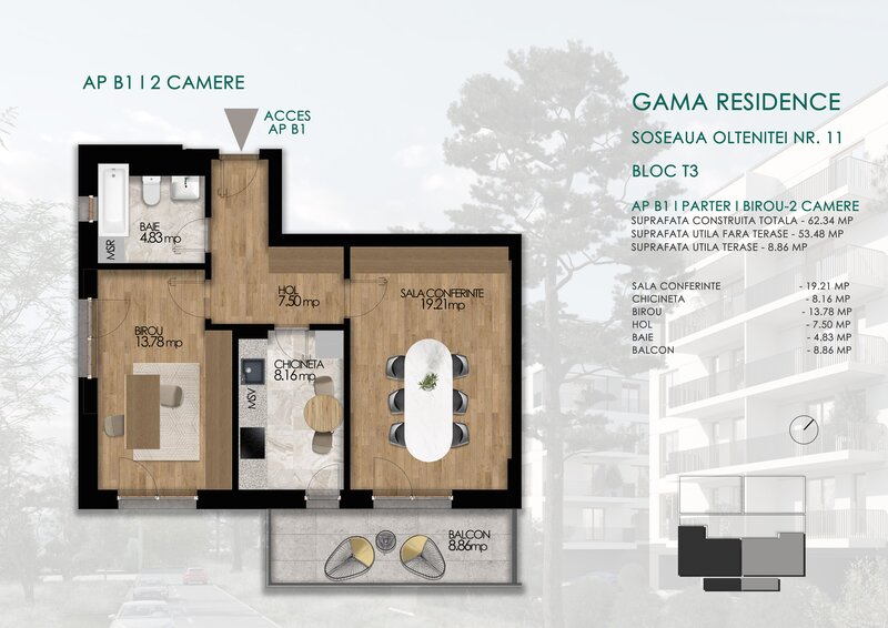 Oltenitei, Gama Residence.